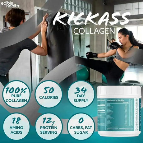 EDIBLE HEALTH - Edible Health High Protein Marine Collagen Peptides Powder 442Gr. - The Red Vitamin MX - Suplementos Alimenticios - {{ shop.shopifyCountryName }}