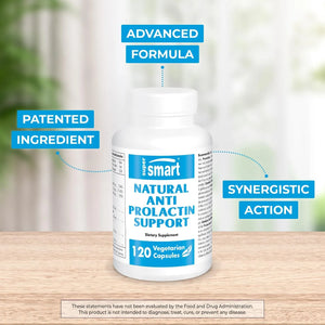 SUPER SMART - Supersmart Natural Anti Prolactin 120 Capsulas - The Red Vitamin MX - Suplementos Alimenticios - {{ shop.shopifyCountryName }}