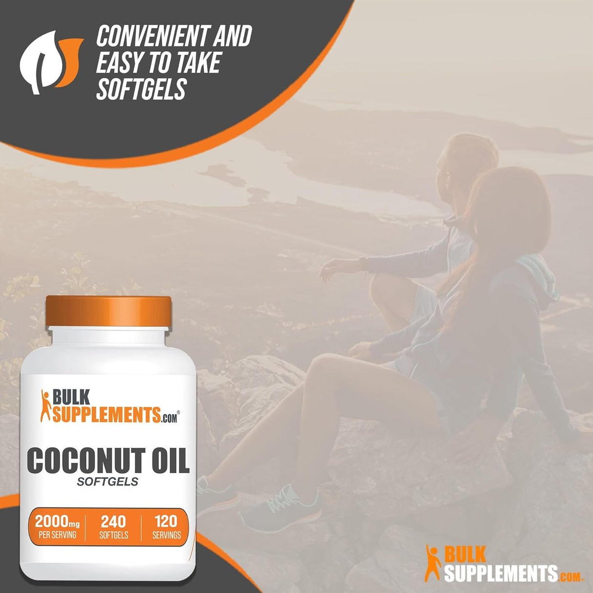 BULK SUPPLEMENTS - Bulk Supplements Coconut Oil 2000Mg. 240 Capsulas Blandas - The Red Vitamin MX - Suplementos Alimenticios - {{ shop.shopifyCountryName }}