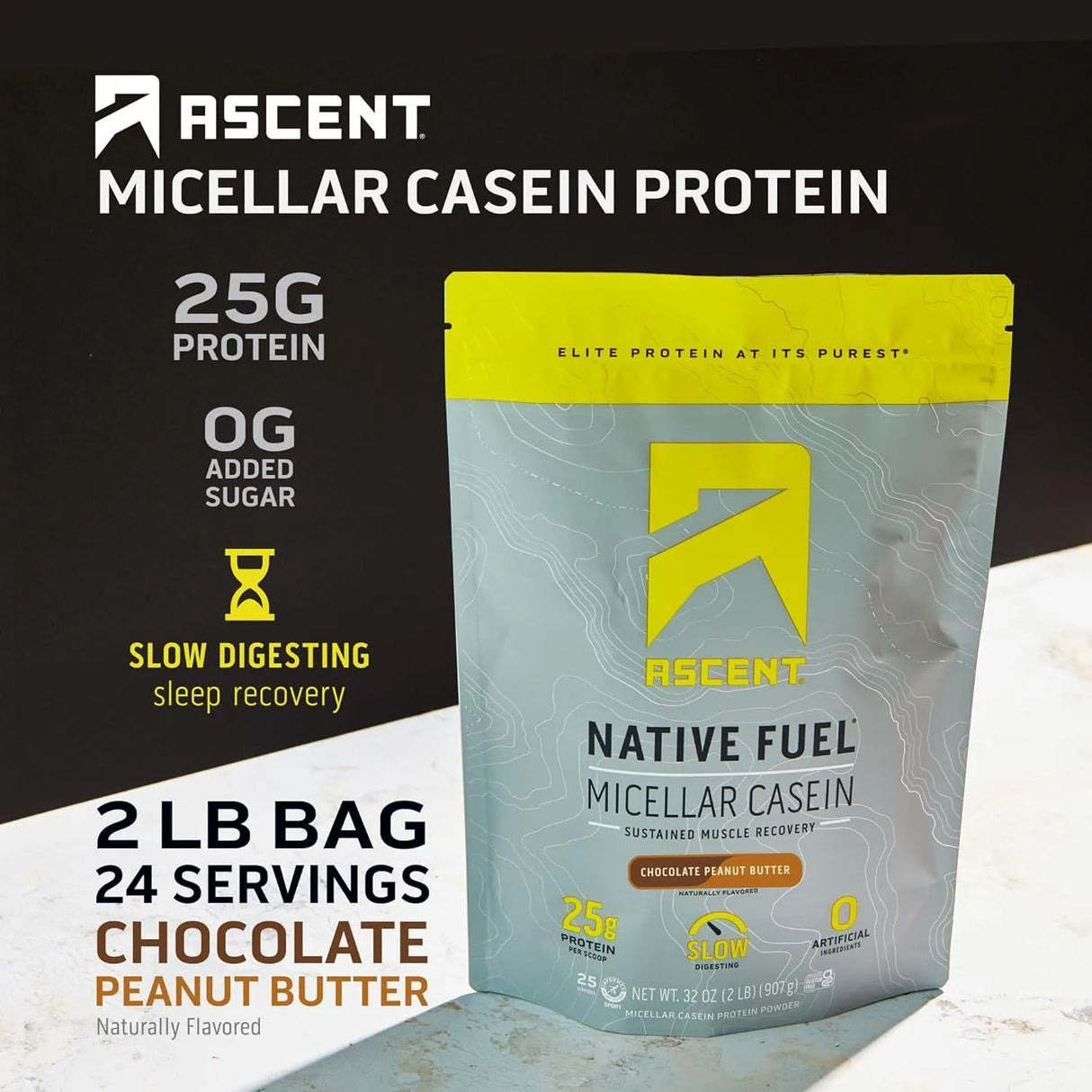 ASCENT - Ascent Casein Protein Powder Chocolate Peanut Butter 907Gr. - The Red Vitamin MX - Suplementos Alimenticios - {{ shop.shopifyCountryName }}