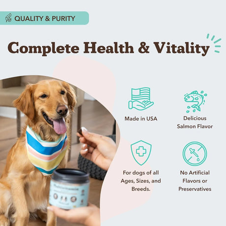 NATURAL DOG - Natural Dog Company Vet Strength Multivitamin Chews 90 Masticables - The Red Vitamin MX - Multivitamínicos Para Perros - {{ shop.shopifyCountryName }}