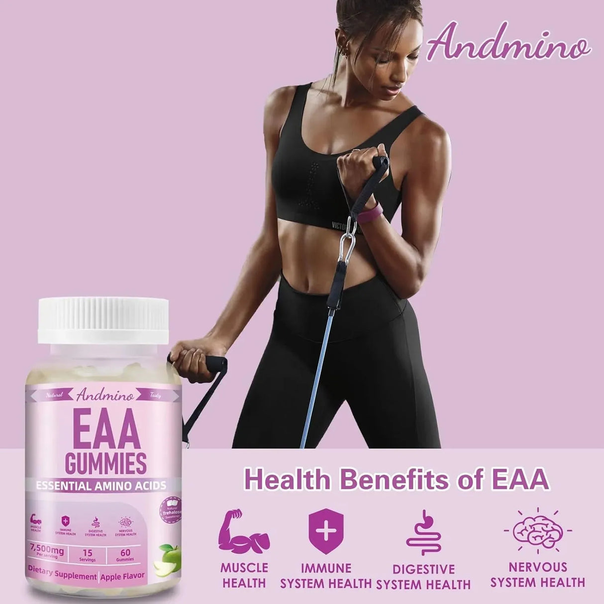 ANDMINO - Andmino EAA Gummies 7500Mg. 120 Gomitas - The Red Vitamin MX - Suplementos Alimenticios - {{ shop.shopifyCountryName }}