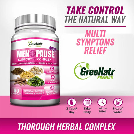 GREENATR - GreeNatr Menopause Support Complex 60 Capsulas - The Red Vitamin MX - Suplementos Alimenticios - {{ shop.shopifyCountryName }}