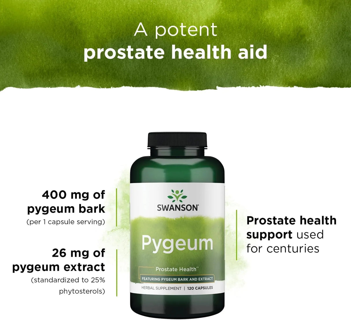 SWANSON - Swanson Pygeum 400Mg. 120 Capsulas 2 Pack - The Red Vitamin MX - Suplementos Alimenticios - {{ shop.shopifyCountryName }}