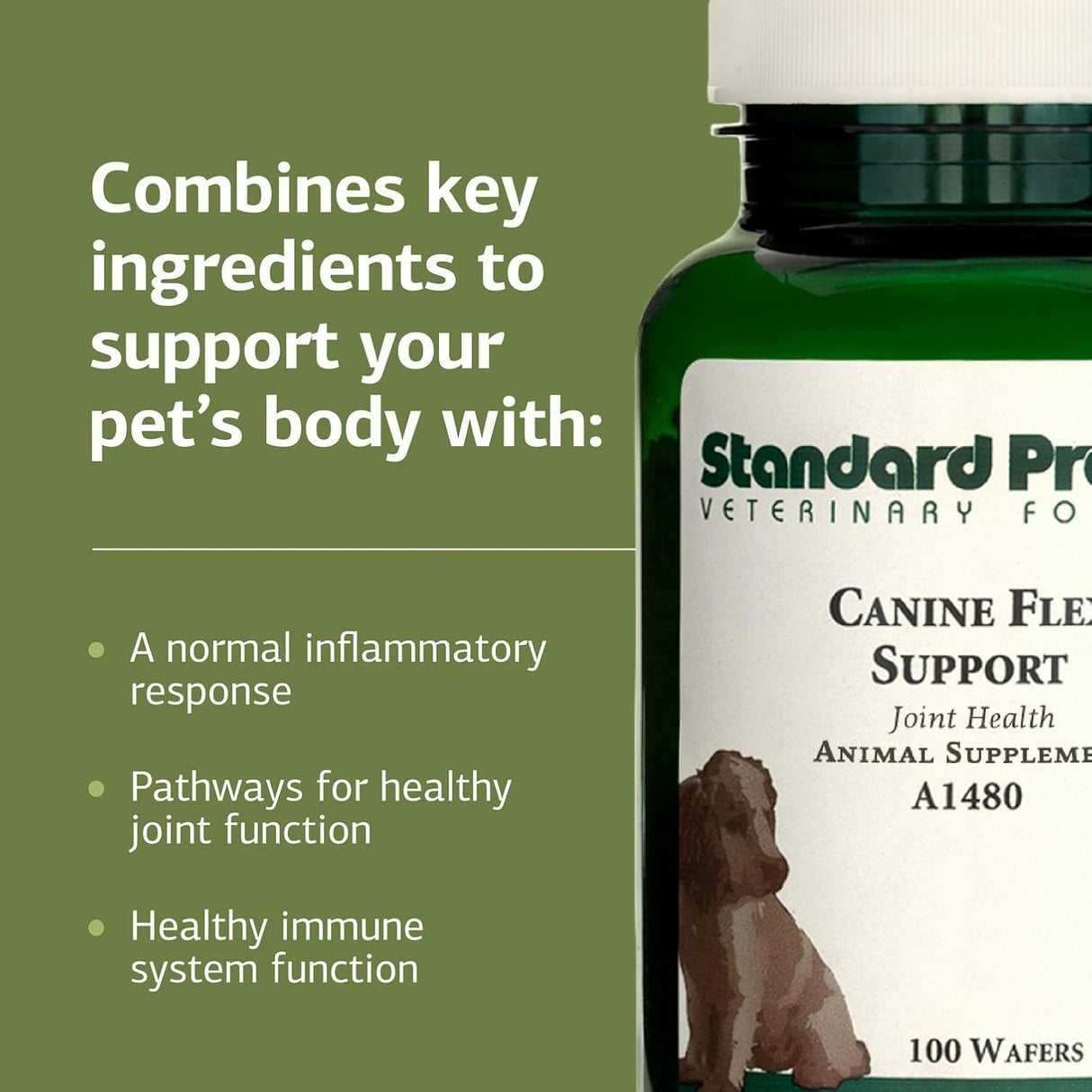 Standard Process Inc. Canine Flex Support 100 Masticables