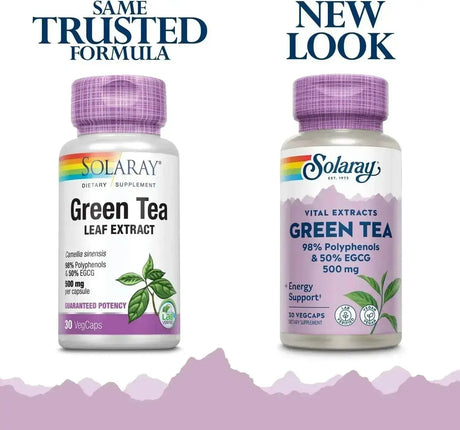 SOLARAY - SOLARAY Green Tea Leaf Extract 500Mg. 30 Capsulas - The Red Vitamin MX - Suplementos Alimenticios - {{ shop.shopifyCountryName }}