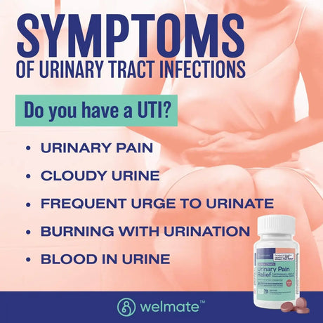 WELMATE - WELMATE Urinary Pain Relief 72 Capsulas - The Red Vitamin MX - Suplementos Alimenticios - {{ shop.shopifyCountryName }}