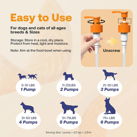 HEAPETS - HEAPETS Wild Alaskan Salmon Oil for Dogs & Cats 8 Fl.Oz. - The Red Vitamin MX - Aceite De Pescado Para Perros - {{ shop.shopifyCountryName }}