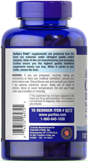 PURITAN'S PRIDE - Puritan's Pride Absorbable Calcium 1200Mg. with Vitamin D3 100 Capsulas Blandas - The Red Vitamin MX - Suplementos Alimenticios - {{ shop.shopifyCountryName }}