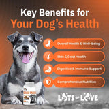 LOTS OF LOVE - LOTS OF LOVE Dog Multivitamin Chewable 60 Masticables - The Red Vitamin MX - Multivitamínicos Para Perros - {{ shop.shopifyCountryName }}