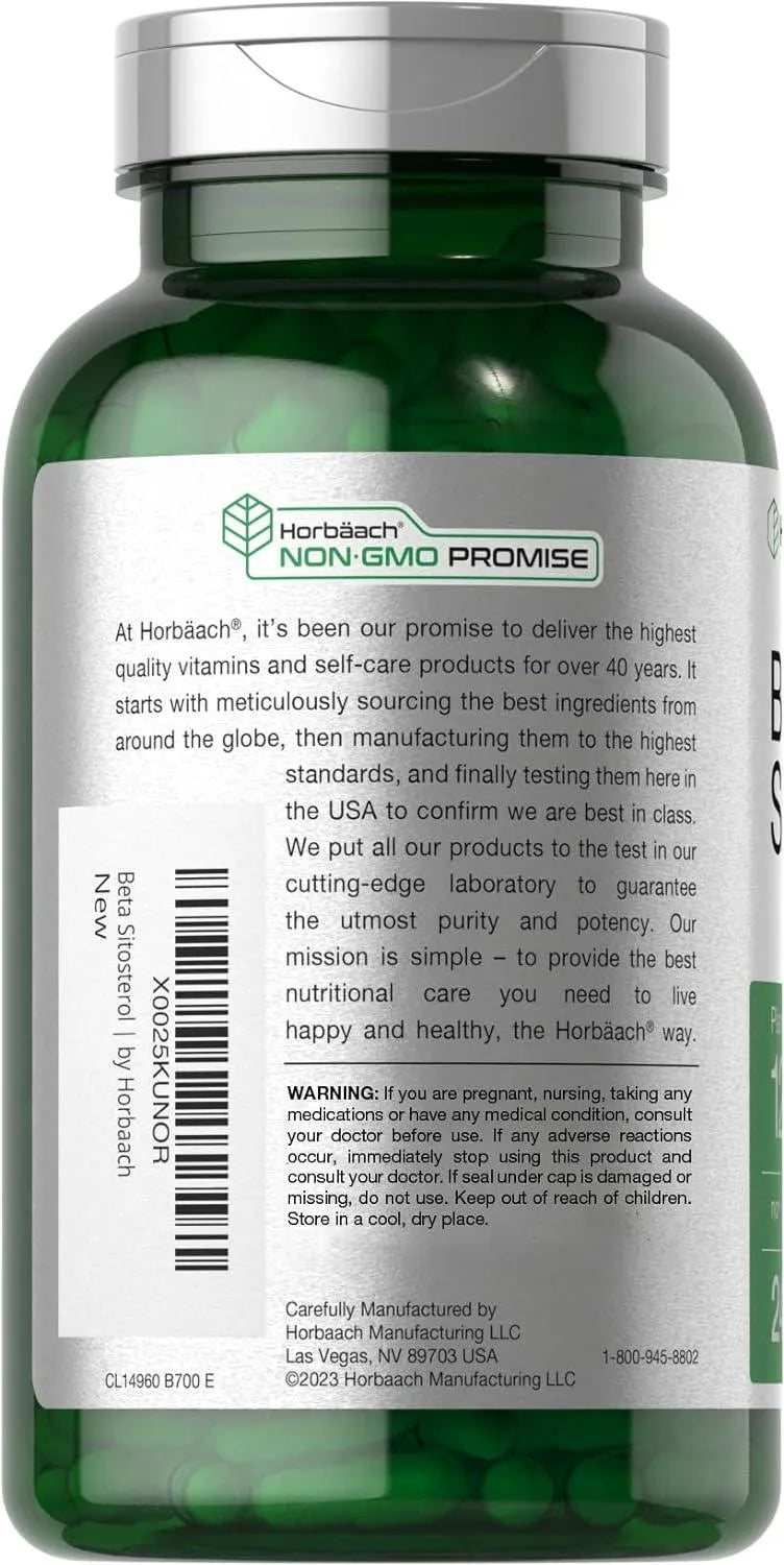 HORBAACH - Horbaach Beta Sitosterol 1200Mg. 240 Capsulas - The Red Vitamin MX - Suplementos Alimenticios - {{ shop.shopifyCountryName }}