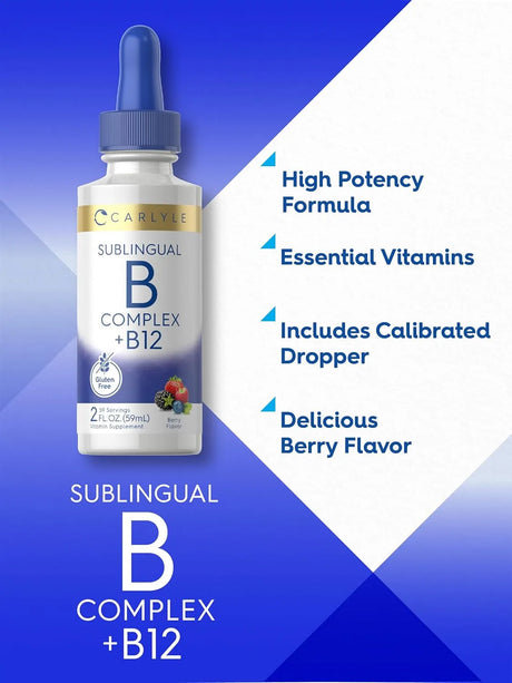 CARLYLE - Carlyle Sublingual Vitamin B Complex 2 Fl.Oz. - The Red Vitamin MX - Suplementos Alimenticios - {{ shop.shopifyCountryName }}