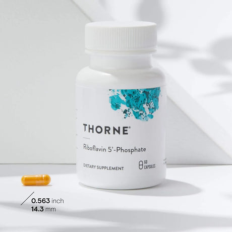 THORNE RESEARCH - THORNE Riboflavin 5'-Phosphate 60 Capsulas - The Red Vitamin MX - Suplementos Alimenticios - {{ shop.shopifyCountryName }}