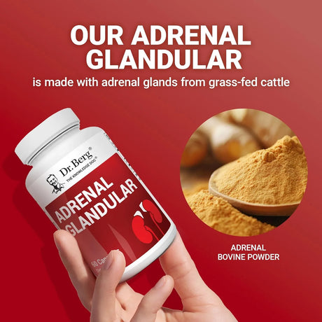 DR. BERG - Dr. Berg Adrenal Glandular 60 Capsulas - The Red Vitamin MX - Suplementos Alimenticios - {{ shop.shopifyCountryName }}