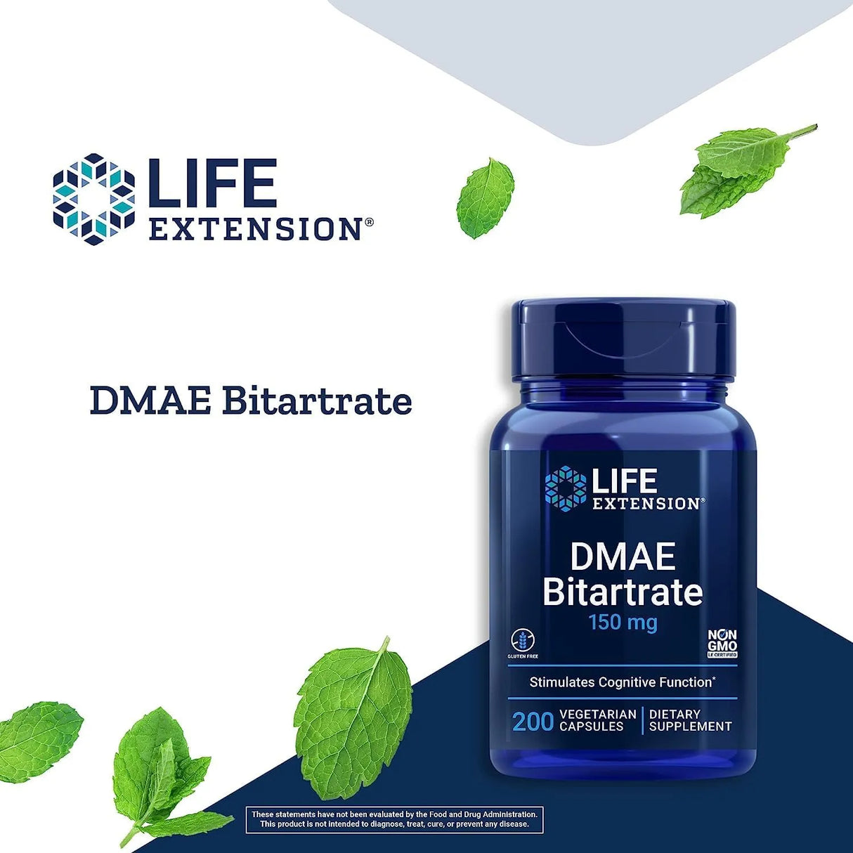 LIFE EXTENSION - Life Extension DMAE Bitartrate 150Mg. 200 Capsulas - The Red Vitamin MX - Suplementos Alimenticios - {{ shop.shopifyCountryName }}