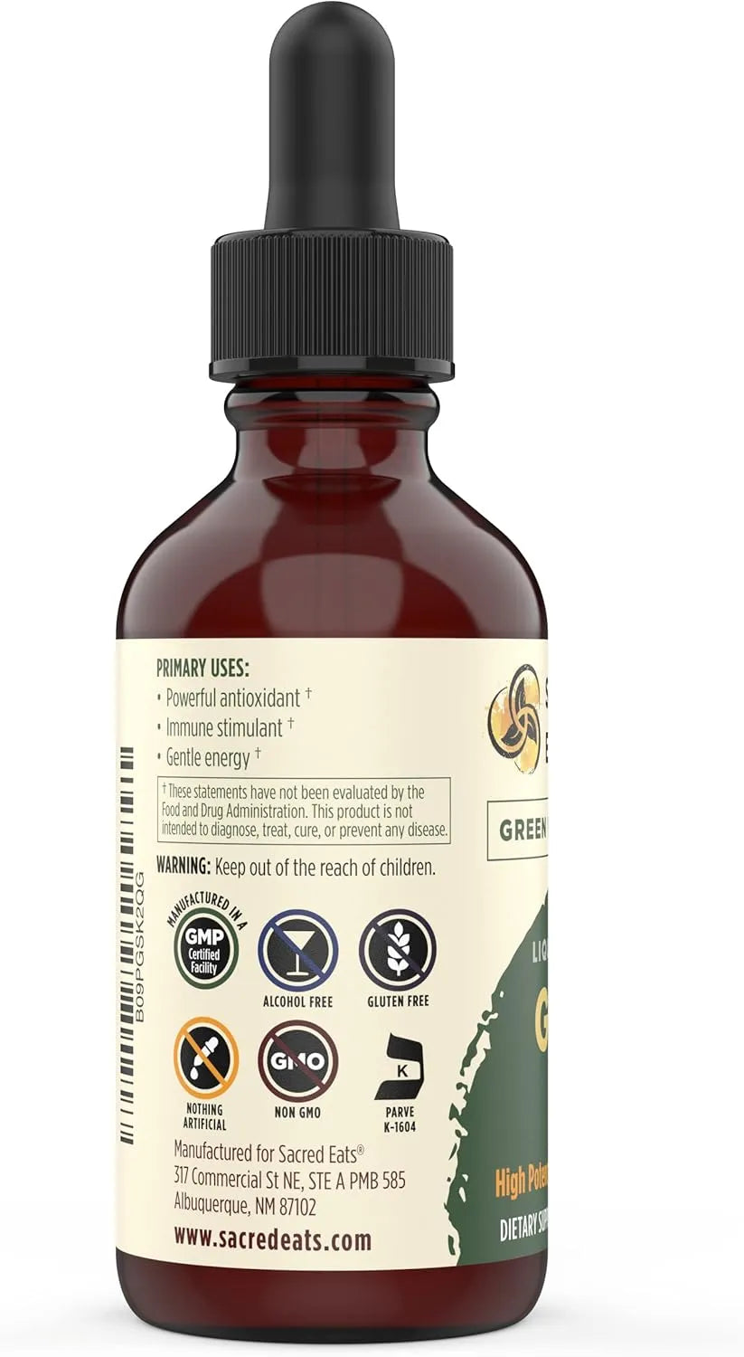 SACRED EATS - Sacred Eats Green Tea Liquid Extract Drops 2 Fl.Oz. - The Red Vitamin MX - Suplementos Alimenticios - {{ shop.shopifyCountryName }}