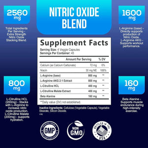 HEALTH NUTRITION NATURALS - Health Nutrition Naturals Extra Strength Nitric Oxide 180 Capsulas - The Red Vitamin MX - Suplementos Alimenticios - {{ shop.shopifyCountryName }}