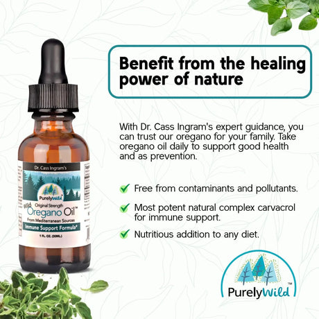 PURELY WILD - PURELY WILD Oregano Oil from Mediterranean Sources 1 Fl.Oz. - The Red Vitamin MX - Suplementos Alimenticios - {{ shop.shopifyCountryName }}