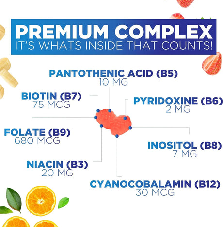 NATURE'S NUTRITION - Nature's Nutrition B-100 Complex Gummy 120 Gomitas - The Red Vitamin MX - Suplementos Alimenticios - {{ shop.shopifyCountryName }}