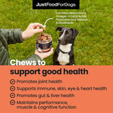 JUSTFOODFORDOGS - JustFoodForDogs 10-in-1 Multifunctional Supplement Chews for Dogs 45 Masticables - The Red Vitamin MX - Multivitamínicos Para Perros - {{ shop.shopifyCountryName }}
