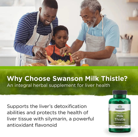 SWANSON - Swanson Milk Thistle 500Mg. 100 Capsulas - The Red Vitamin MX - Suplementos Alimenticios - {{ shop.shopifyCountryName }}