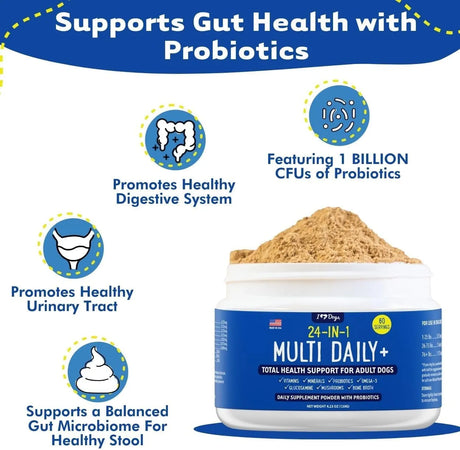 IHEARTDOGS - iHeartDogs 24-in-1 Adult Dog Multivitamin 60 Servicios 120Gr. - The Red Vitamin MX - Multivitamínicos Para Perros - {{ shop.shopifyCountryName }}