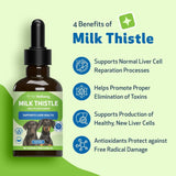 PET WELLBEING - Pet Wellbeing Milk Thistle for Dogs 2 Fl.Oz. - The Red Vitamin MX - Medicamentos Sin Receta Para Perros - {{ shop.shopifyCountryName }}