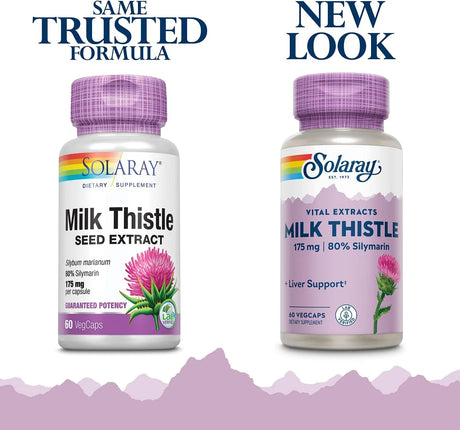 SOLARAY - Solaray Milk Thistle Seed Extract 175Mg. 60 Capsulas - The Red Vitamin MX - Suplementos Alimenticios - {{ shop.shopifyCountryName }}