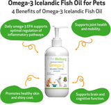 Pet Wellbeing Omega-3 Icelandic Fish Oil for Dogs 8 Fl.Oz.