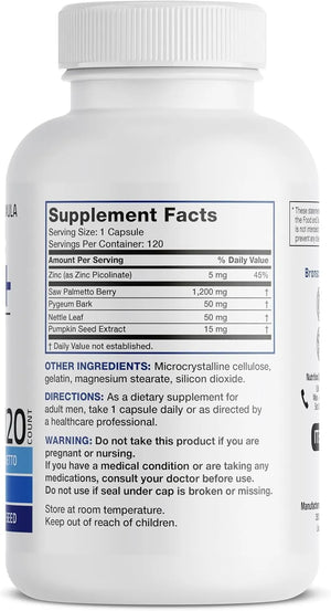 BRONSON - Bronson Prostate Health Support 120 Capsulas - The Red Vitamin MX - Suplementos Alimenticios - {{ shop.shopifyCountryName }}