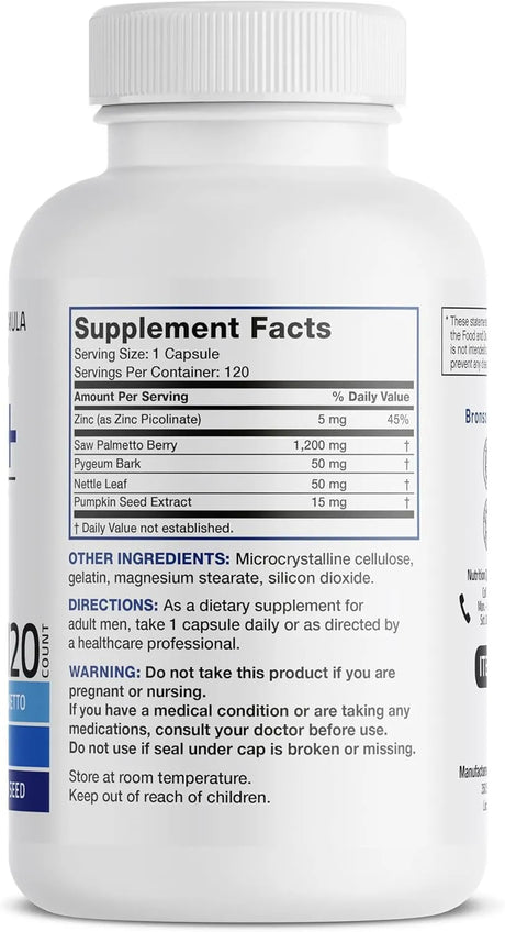 BRONSON - Bronson Prostate Health Support 120 Capsulas - The Red Vitamin MX - Suplementos Alimenticios - {{ shop.shopifyCountryName }}