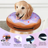 BEAUTYZOO Inflatable Donut Collar PURPLE MEDIUM