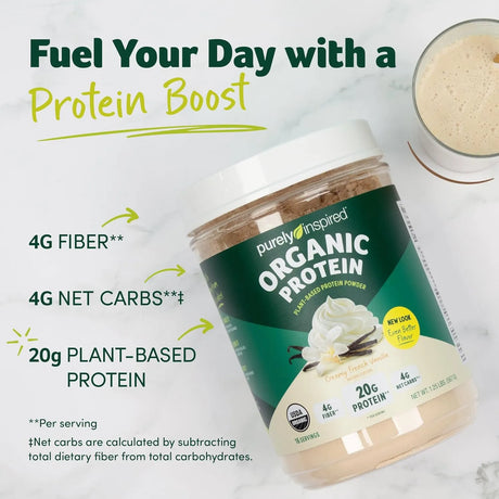 PURELY INSPIRED - Purely Inspired Plant-Based Protein Powder Creamy French Vanilla 16 Servicios 567Gr. - The Red Vitamin MX - Suplementos Alimenticios - {{ shop.shopifyCountryName }}