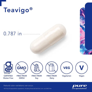 PURE ENCAPSULATIONS - Pure Encapsulations Teavigo with Caffeine-Free Green Tea Extract 120 Capsulas - The Red Vitamin MX - Suplementos Alimenticios - {{ shop.shopifyCountryName }}