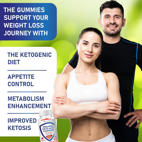 Defense Dose Organic Keto ACV Gummy Advanced Weight Loss 60 Gomitas