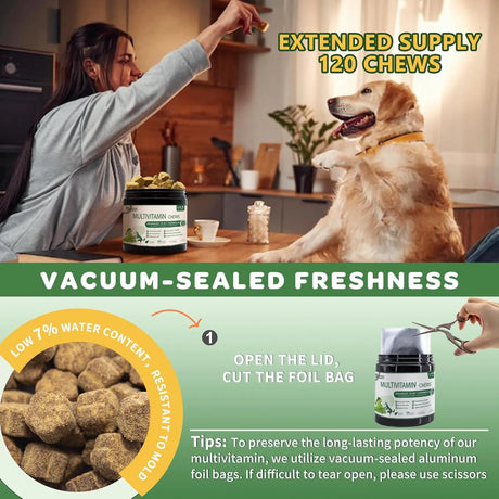NATURE TARGET - NATURE TARGET Multivitamin for Dogs 120 Masticables - The Red Vitamin MX - Multivitamínicos Para Perros - {{ shop.shopifyCountryName }}