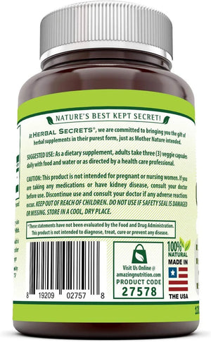 HERBAL SECRETS - Herbal Secrets Celery Seed Extract 1500Mg. 120 Capsulas - The Red Vitamin MX - Suplementos Alimenticios - {{ shop.shopifyCountryName }}