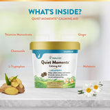 NaturVet Quiet Moments Calming Aid Cat Supplement Plus Melatonin 60 Masticables