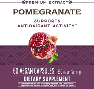 NATURE'S WAY - Nature's Way Premium Extract Standardized Pomegranate 350Mg. 60 Capsulas - The Red Vitamin MX - Suplementos Alimenticios - {{ shop.shopifyCountryName }}