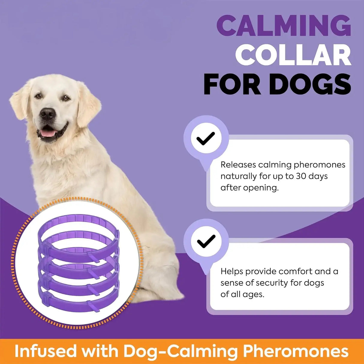 TOPSUN - TopSum Calming Collar for Dogs: Pheromone-Infused 4 Pack - The Red Vitamin MX - Relajantes Para Perros - {{ shop.shopifyCountryName }}