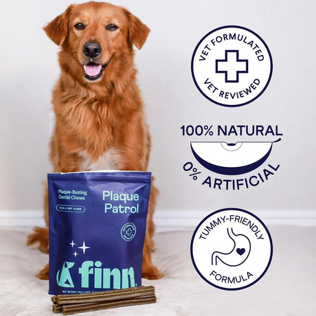 FINN - Finn Plaque Patrol Dental Chews Medium/Large Dogs, 25+ lbs 425Gr. - The Red Vitamin MX - Cuidado Dental Para Perros - {{ shop.shopifyCountryName }}