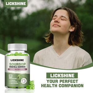 Lickshine Soursop Graviola Gummies 3000Mg. 60 Gomitas