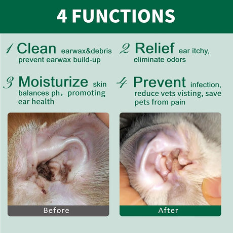 LISVEORY - Lisveory Biodegradable Dog Ear Cleaner Wipes 180 Toallitas - The Red Vitamin MX - Cuidado Del Oído De Perros - {{ shop.shopifyCountryName }}