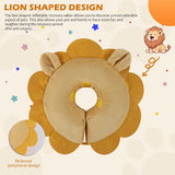 IEUUMLER Inflatable Recovery Dog Collar Brown Lion LARGE