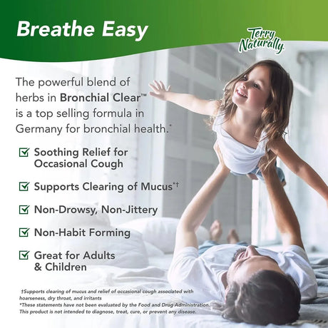 TERRY NATURALLY - Terry Naturally Bronchial Clear 90 Tabletas - The Red Vitamin MX - Suplementos Alimenticios - {{ shop.shopifyCountryName }}