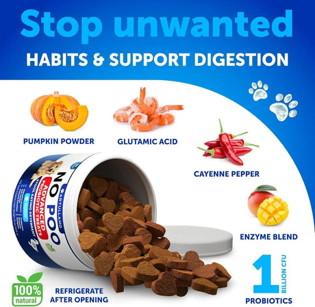 ARTULLANO - Artullano No Poo Chews for Dogs 120 Masticables - The Red Vitamin MX - Probióticos Para Perros - {{ shop.shopifyCountryName }}