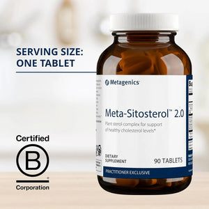 METAGENICS - Metagenics Meta-Sitosterol 2.0 for Cholesterol Already in a Normal Range 90 Tabletas - The Red Vitamin MX - Suplementos Alimenticios - {{ shop.shopifyCountryName }}