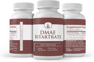 PURE ORIGINAL INGREDIENTS - Pure Original Ingredients DMAE Bitartrate 100 Capsulas - The Red Vitamin MX - Suplementos Alimenticios - {{ shop.shopifyCountryName }}