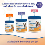 VIRBAC - Virbac MOVOFLEX Advanced Soft Chews Hip Joint Support for Medium Dogs 60 Masticables - The Red Vitamin MX - Cuidado De Cadera Y Articulaciones Para Perros - {{ shop.shopifyCountryName }}
