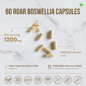 ROAR - Roar Natural Boswellia Serrata 1200Mg. 60 Tabletas - The Red Vitamin MX - Suplementos Alimenticios - {{ shop.shopifyCountryName }}